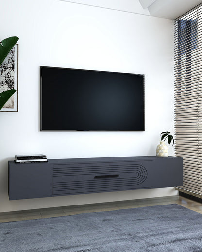 Έπιπλο Τηλεόρασης TV Βάση Σύνθεση Ανθρακί | 475OLV3315