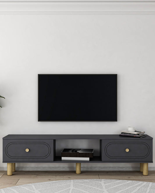 Έπιπλο Τηλεόρασης TV Βάση Σύνθεση Ανθρακί | 475OLV3343