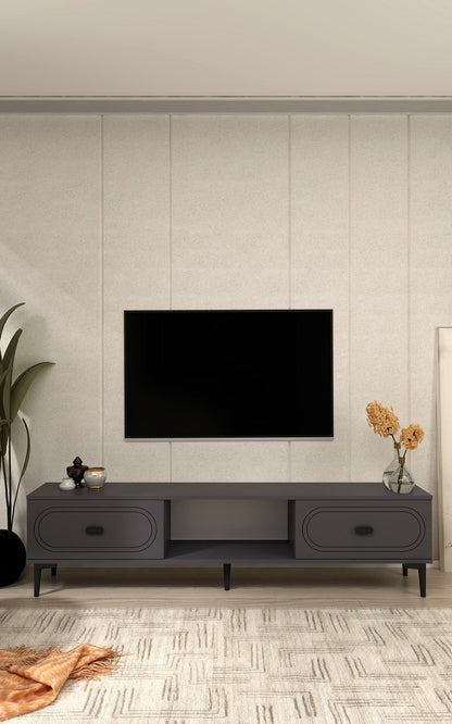 Έπιπλο Τηλεόρασης TV Βάση Σύνθεση Ανθρακί | 475OLV3347