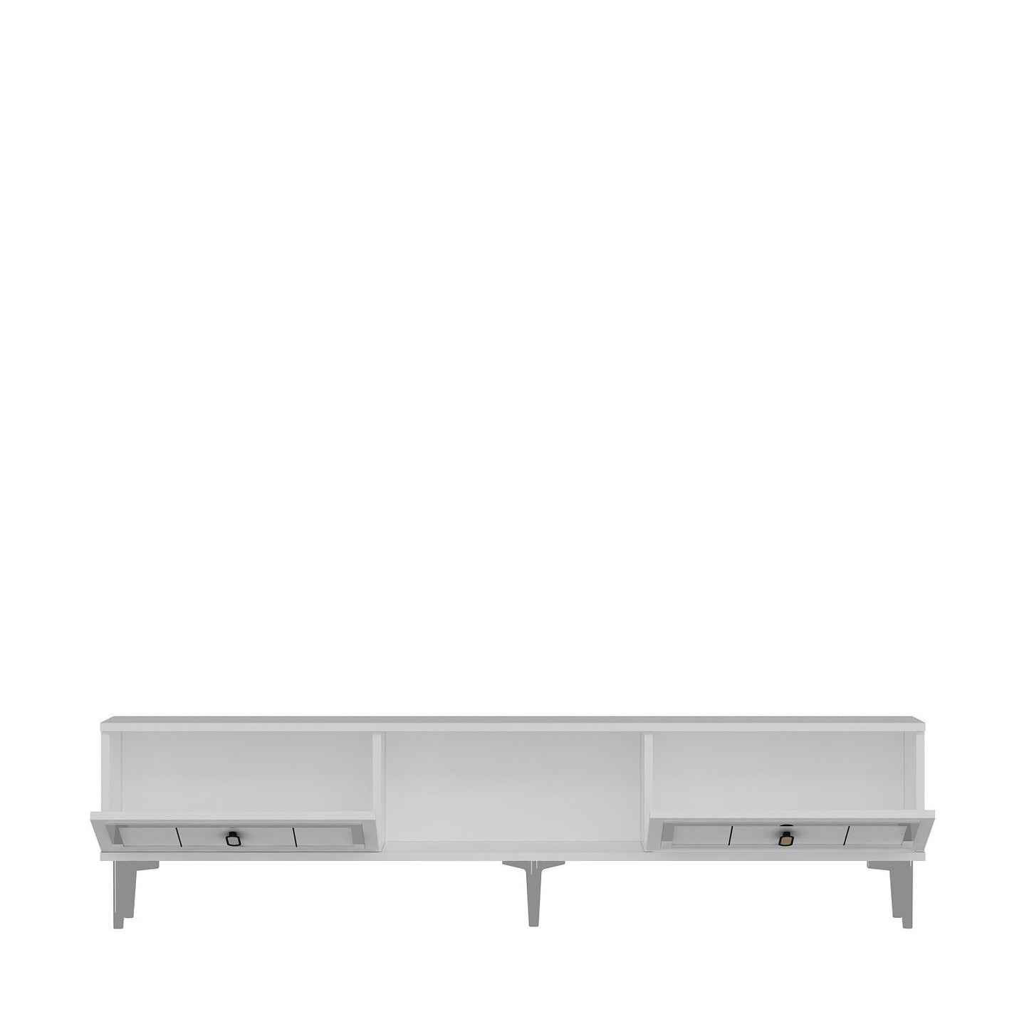 Έπιπλο Τηλεόρασης TV Βάση Σύνθεση Λευκό Silver | 475OLV3352
