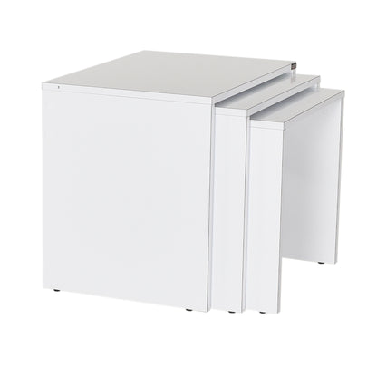 Τραπεζάκι Σαλονιού Λευκό 45 x 36 x 42 εκ GR479ADR1125