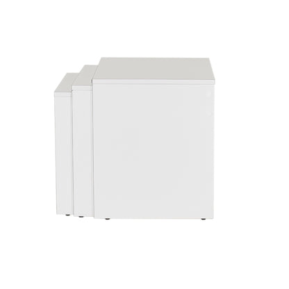 Τραπεζάκι Σαλονιού Λευκό 45 x 36 x 42 εκ GR479ADR1125