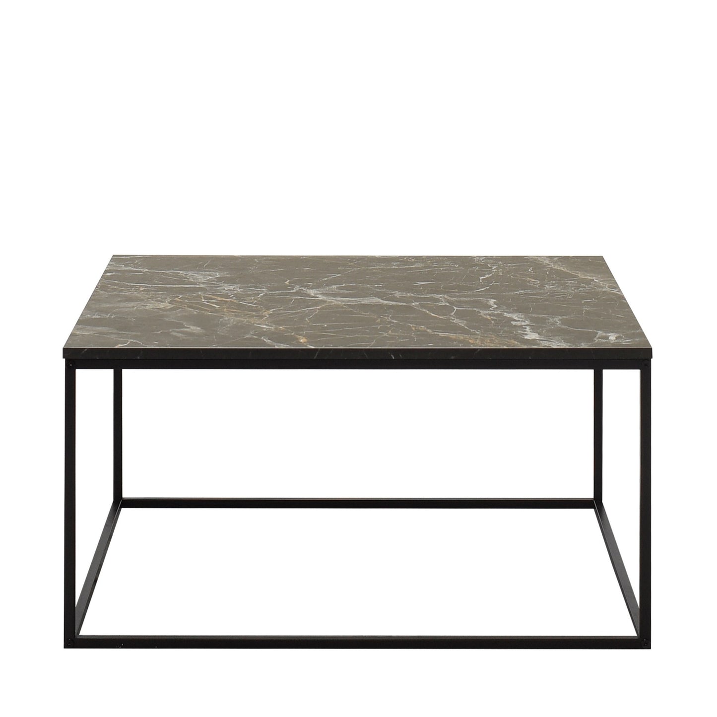 Τραπεζάκι Σαλονιού Μαύρο - Marble 80 x 80 x 42 εκ GR479ADR1404