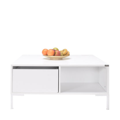 Τραπεζάκι Σαλονιού Diamond Λευκό 90 x 90 x 42 εκ GR479ADR1420