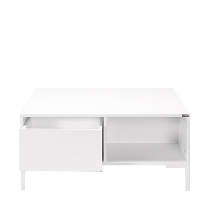 Τραπεζάκι Σαλονιού Diamond Λευκό 90 x 90 x 42 εκ GR479ADR1420