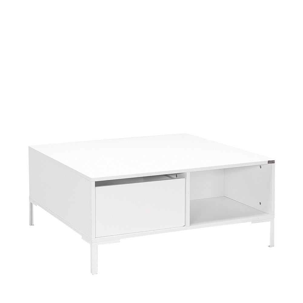 Τραπεζάκι Σαλονιού Diamond Λευκό 90 x 90 x 42 εκ GR479ADR1420
