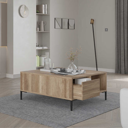 Τραπεζάκι Σαλονιού Taupe 90 x 90 x 42 εκ GR479ADR1421