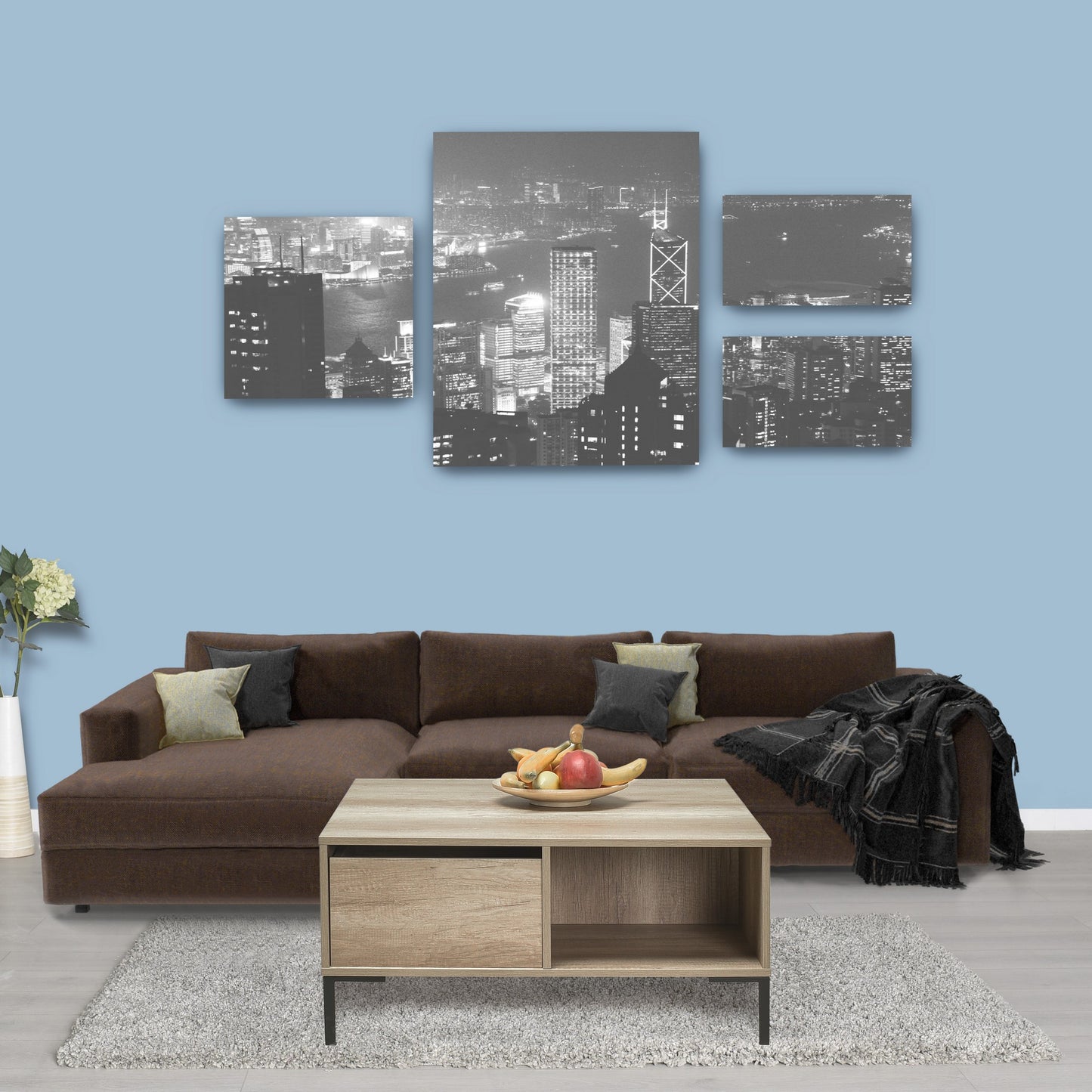 Τραπεζάκι Σαλονιού Taupe 90 x 90 x 42 εκ GR479ADR1421