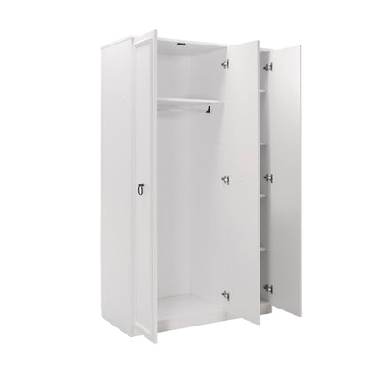 Ντουλάπα 103x185x52 εκ Λευκό 479ADR1701