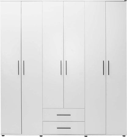 Ντουλάπα 213x206x52 εκ Λευκό 479ADR1906