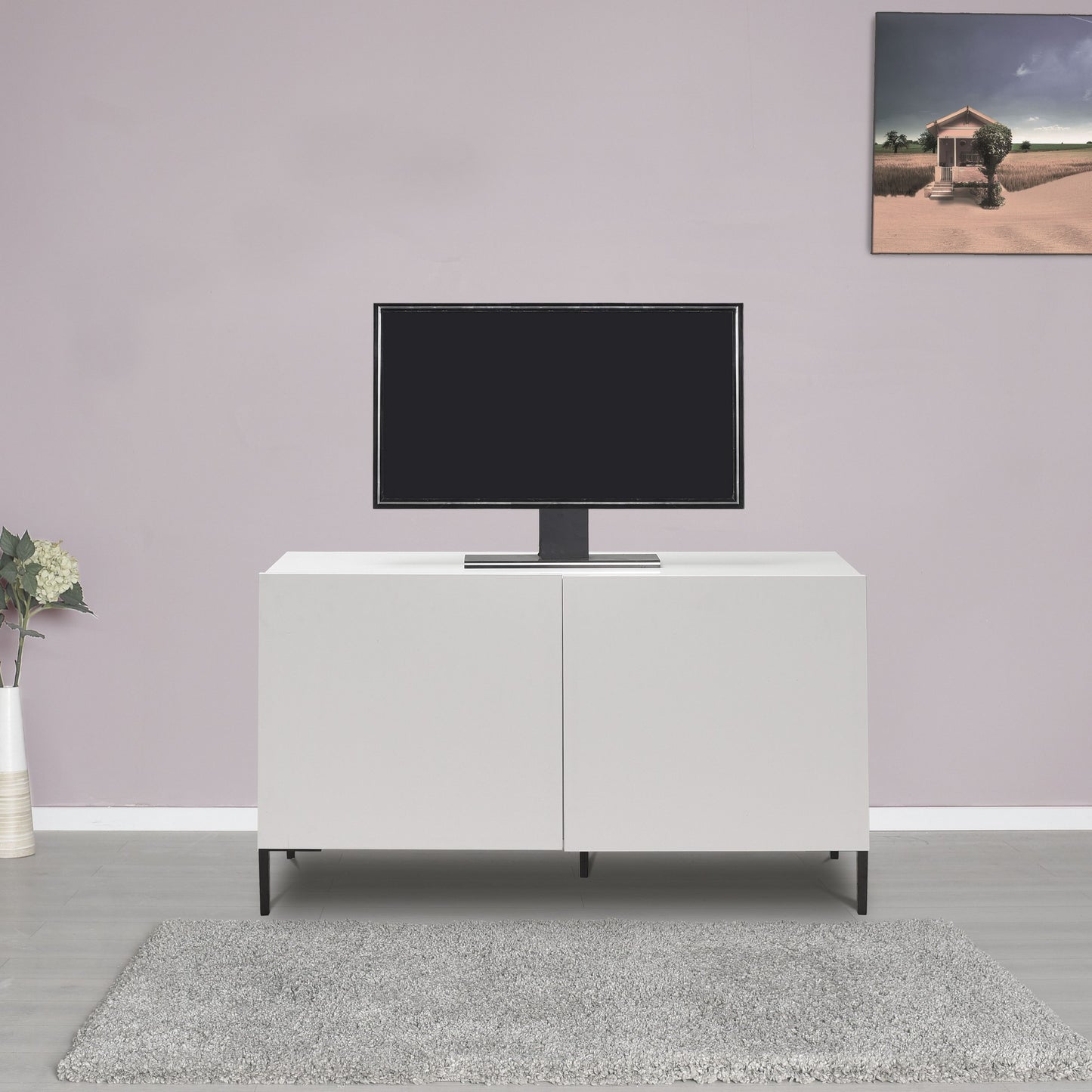 Έπιπλο Τηλεόρασης TV Βάση Σύνθεση Diamond Λευκό | 479ADR2101