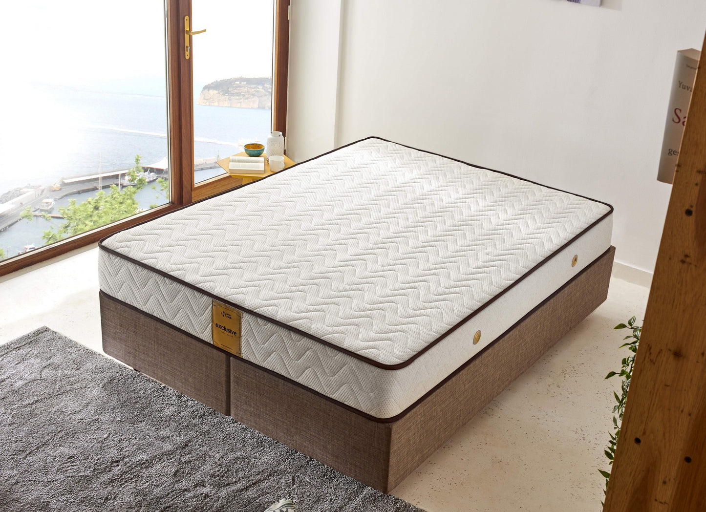 Στρώμα πολυτελείας με αφρό μνήμης 140x200 cm διπλού μεγέθους, μαλακό 480NRN1176