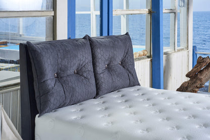 Στρώμα Memory 90x190 cm, μονό μέγεθος, με αφρό μνήμης και PocketSpring, πολυτελές μαλακό στρώμα 480NRN1181