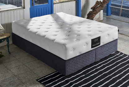 Στρώμα πολυτελείας 160x200 cm με αφρό μνήμης διπλού μεγέθους και ελατήρια τσέπης 480NRN1188