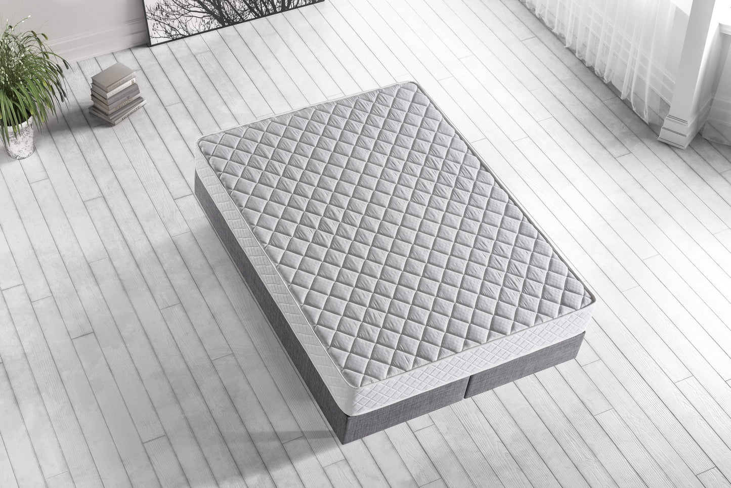 Υβριδικό Στρώμα 180x200 cm Διπλό με Ειδικό Υφαντό Ύφασμα & Σύστημα Πολλαπλών Ελατηρίων – Μαλακό / Σκληρό 26 cm 480NRN1220