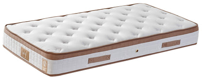 Στρώμα Latte 90x200 cm Μονό με Υφαντό Ύφασμα & Σύστημα Πολλαπλών Ελατηρίων – Σκληρό 23 cm 480NRN1223