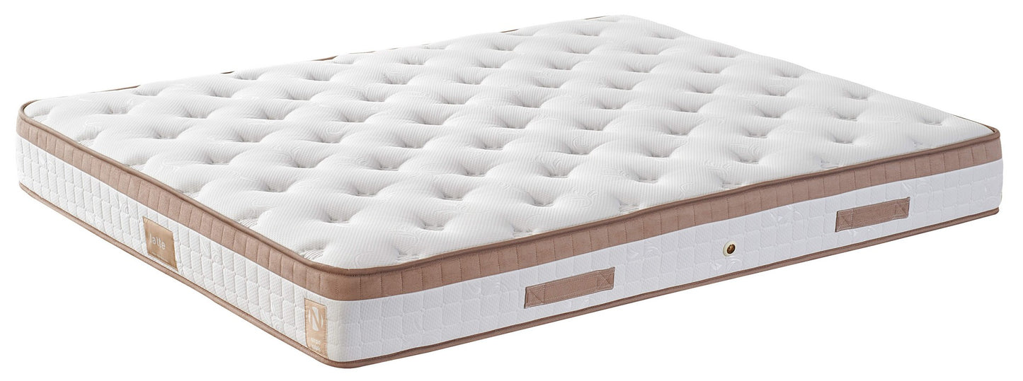 Στρώμα Latte 150x200 cm Διπλό με Υφαντό Ύφασμα & Σύστημα Πολλαπλών Ελατηρίων – Σκληρό 23 cm 480NRN1228