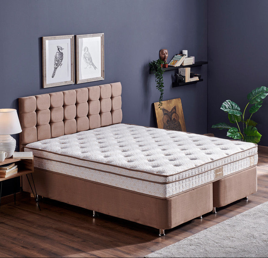 Διπλό Κρεβάτι με Στρώμα