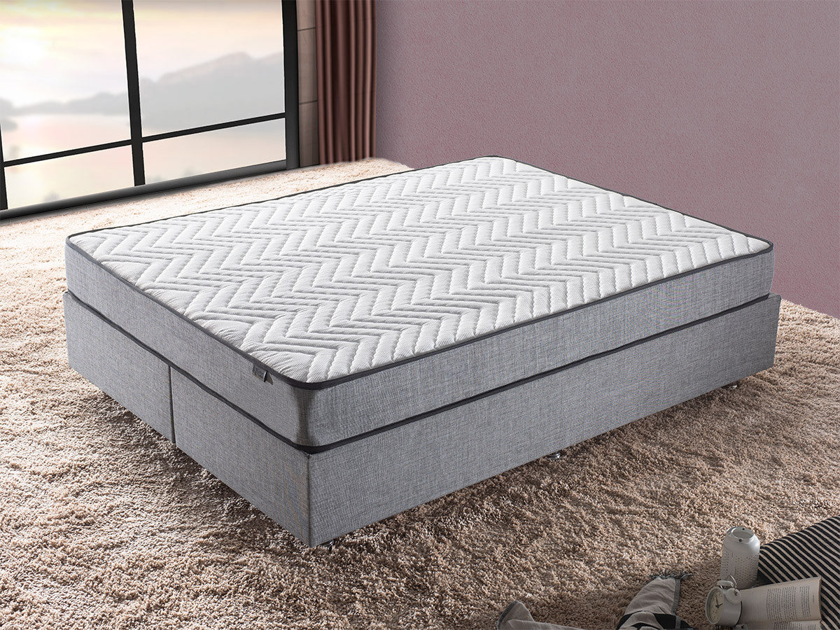 Διπλό Κρεβάτι 160x200 με Στρώμα Σκελετός Κεφαλάρι με Αποθηκευτικό Χώρο που Κλειδώνει 480NRN2854