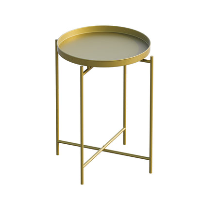 Τραπεζάκι Σαλονιού Χρυσό 46 x 46 x 56 εκ GR491CRT1135