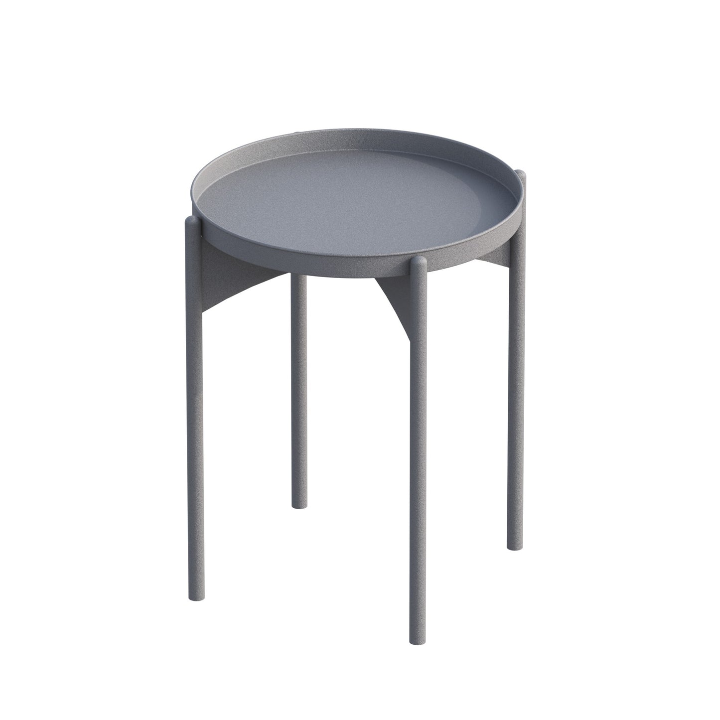 Τραπεζάκι Σαλονιού Γκρι 44 x 44 x 57 εκ GR491CRT1138