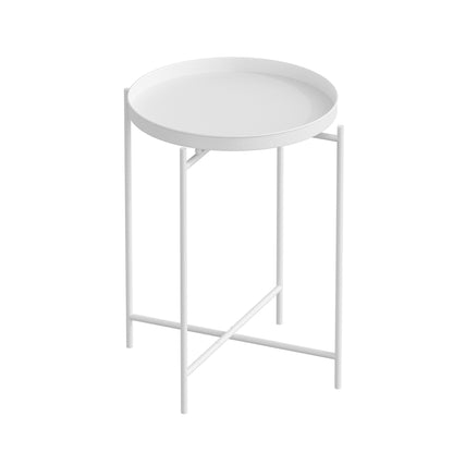 Τραπεζάκι Σαλονιού Λευκό 46 x 46 x 56 εκ GR491CRT1141