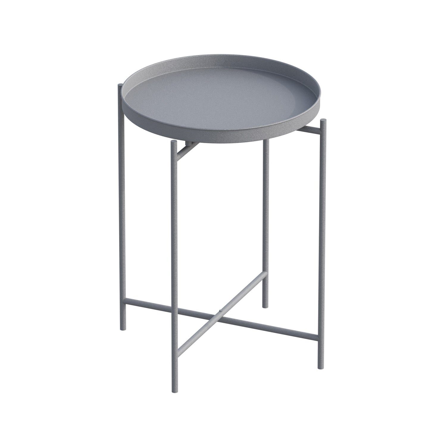 Τραπεζάκι Σαλονιού Γκρι 46 x 46 x 56 εκ GR491CRT1142