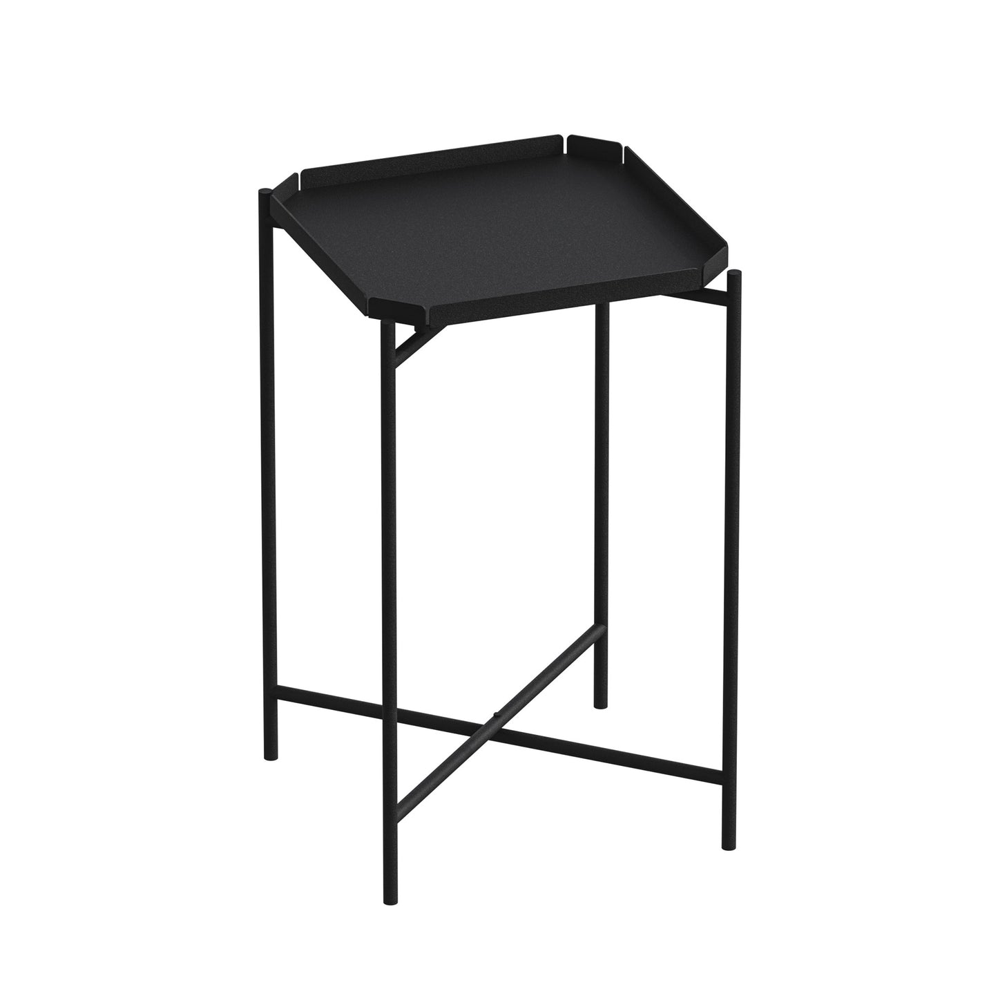 Τραπεζάκι Σαλονιού Μαύρο 46 x 46 x 56 εκ GR491CRT1144