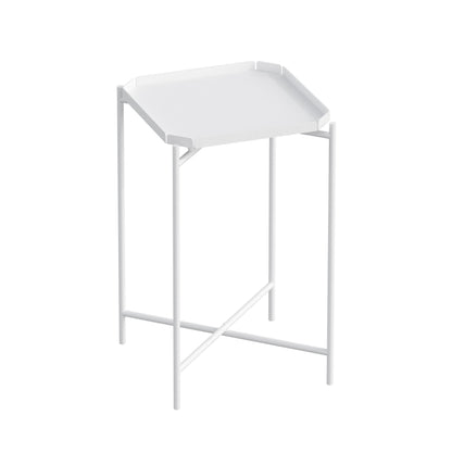 Τραπεζάκι Σαλονιού Λευκό 46 x 46 x 56 εκ GR491CRT1146