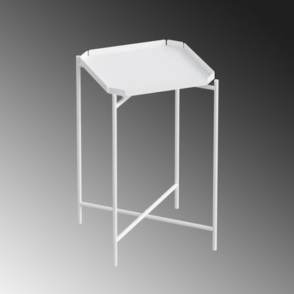 Τραπεζάκι Σαλονιού Λευκό 46 x 46 x 56 εκ GR491CRT1146