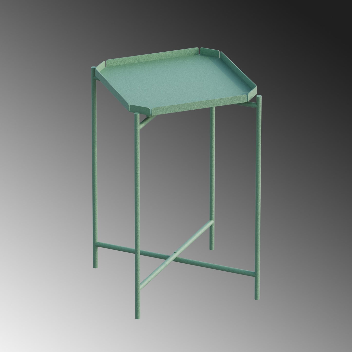 Τραπεζάκι Σαλονιού Πράσινο 46 x 46 x 56 εκ GR491CRT1148