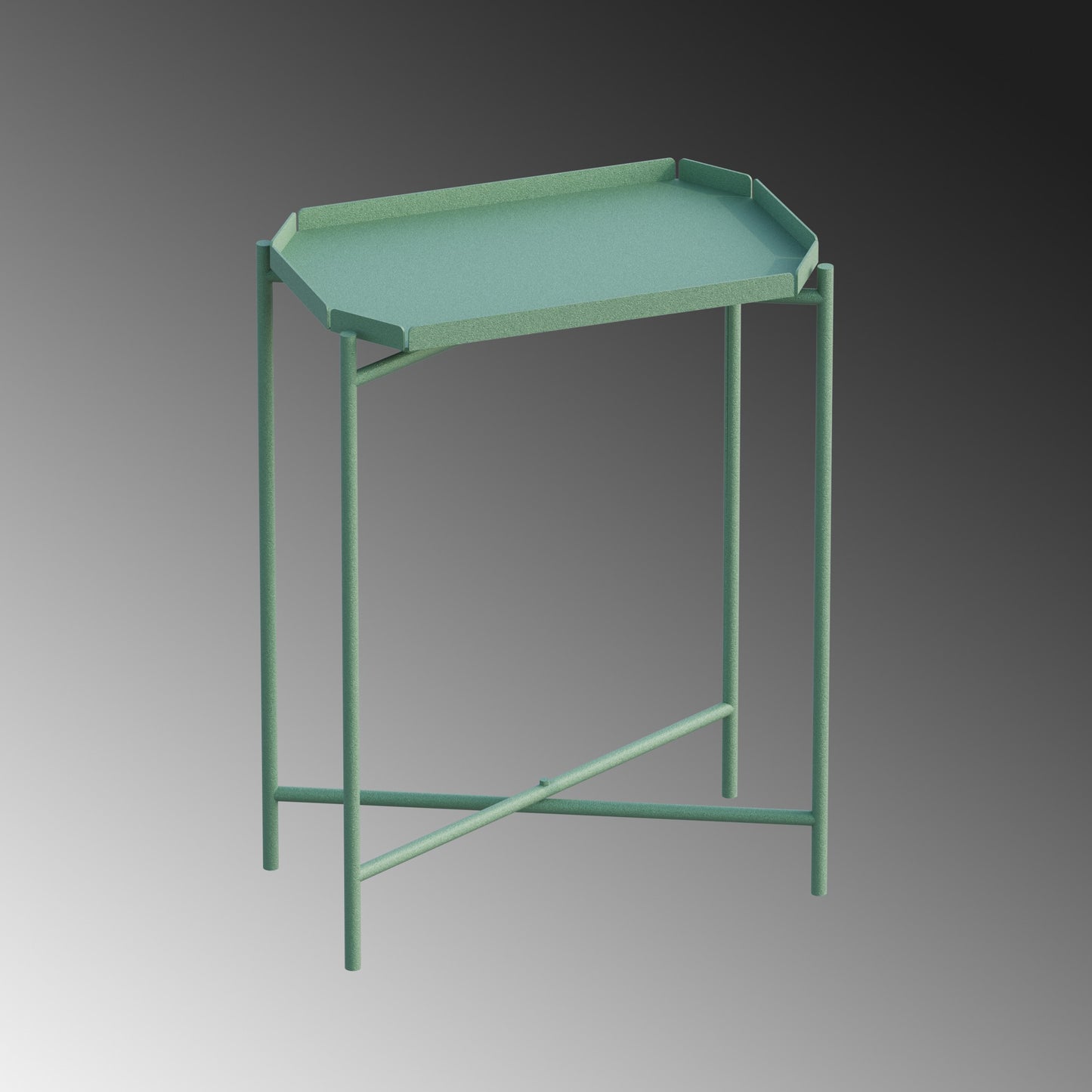 Τραπεζάκι Σαλονιού Πράσινο 26 x 40 x 56 εκ GR491CRT1153