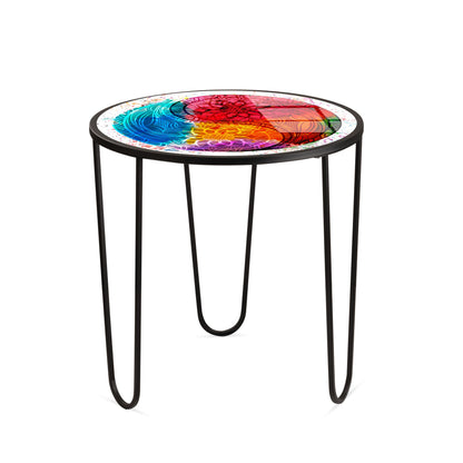 Τραπεζάκι Σαλονιού Multicolor 53 x 53 x 55 εκ GR491CRT1186