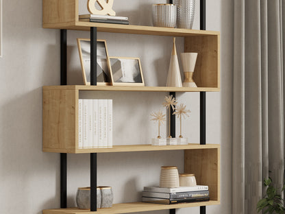 Βιβλιοθήκη Γραφείου Βιτρίνα Σαλονιού Ραφιέρα Ύψος 162 εκ 495SSE1234