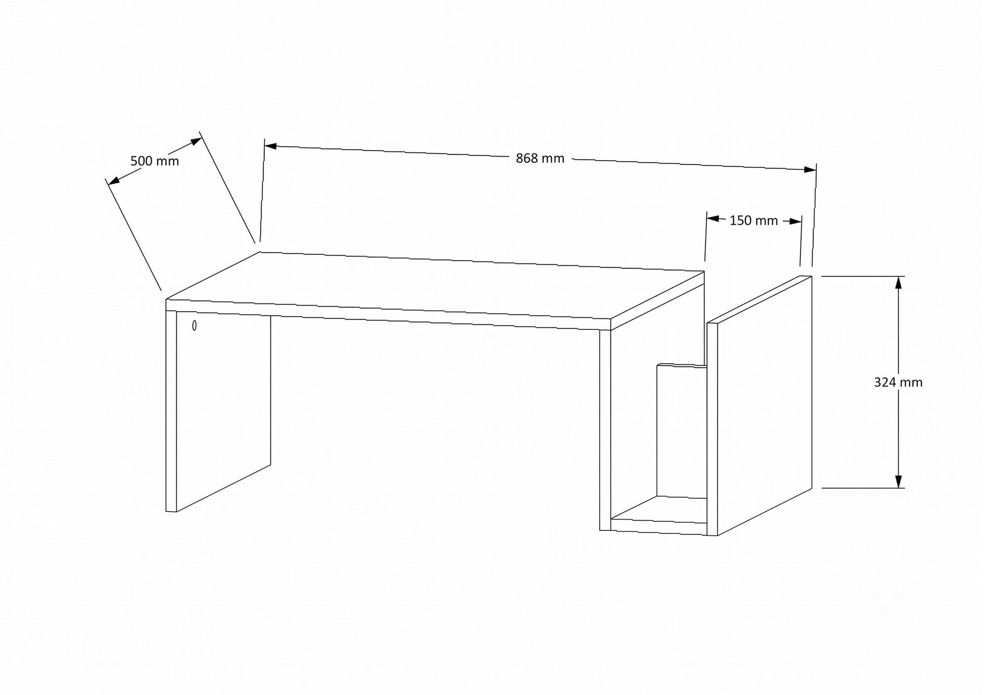 Τραπεζάκι Σαλονιού Καρυδιά Venezia 86,8 x 32,4 x 50 εκ. 495SSE1338