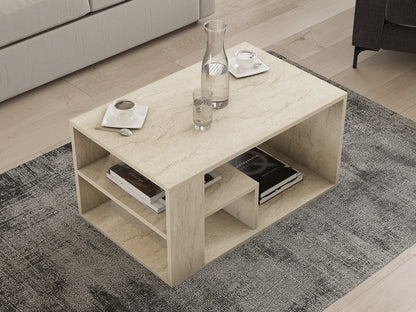 Τραπεζάκι Σαλονιού Travertine 80 x 40 x 50 εκ GR495SSE2111