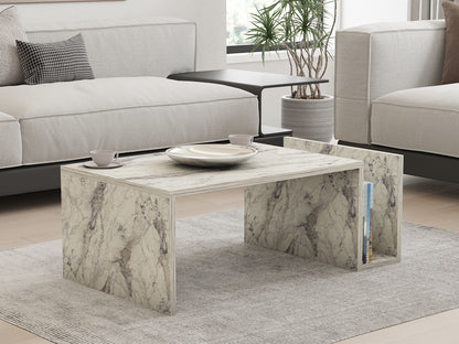 Τραπεζάκι Σαλονιού Freesia Marble 86,8 x 50 x 32,4 εκ GR495SSE2114