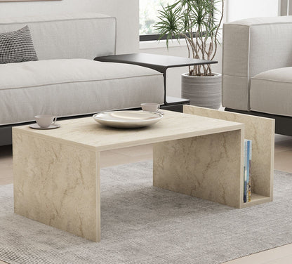 Τραπεζάκι Σαλονιού Καθιστικού Όψη Πέτρας