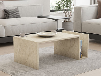 Τραπεζάκι Σαλονιού Travertine 86,8 x 50 x 32,4 εκ GR495SSE2115