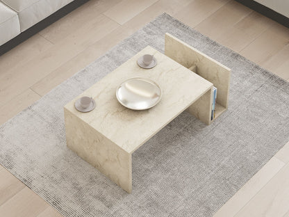 Τραπεζάκι Σαλονιού Travertine 86,8 x 50 x 32,4 εκ GR495SSE2115