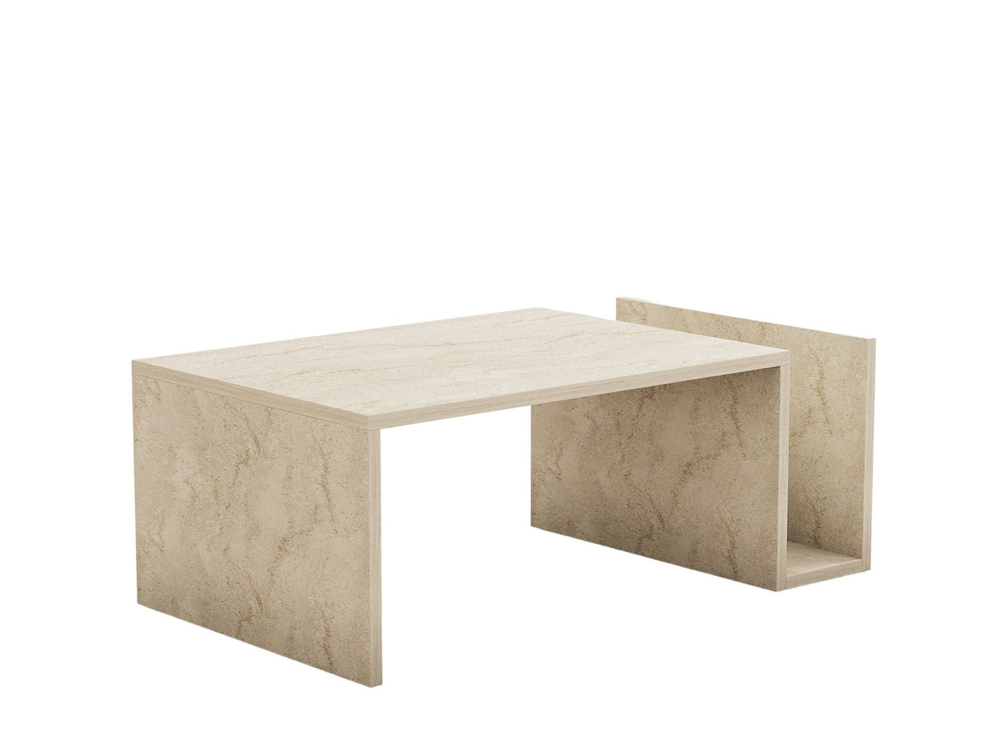 Τραπεζάκι Σαλονιού Travertine 86,8 x 50 x 32,4 εκ GR495SSE2115