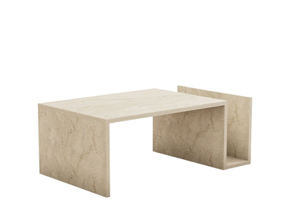 Τραπεζάκι Σαλονιού Travertine 86,8 x 50 x 32,4 εκ GR495SSE2115