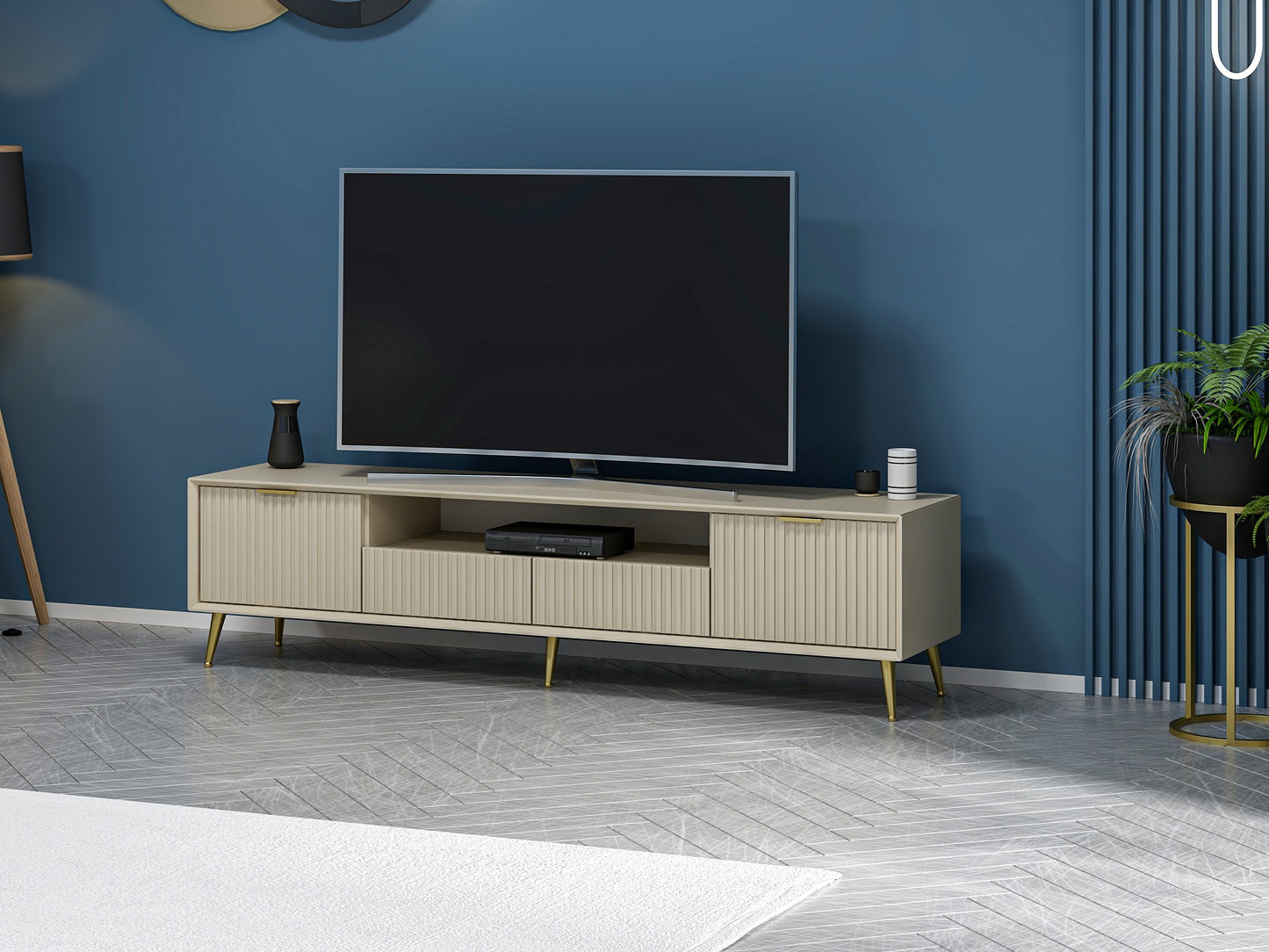 Έπιπλο Τηλεόρασης TV Βάση Σύνθεση Sandstone | 506MNR1156