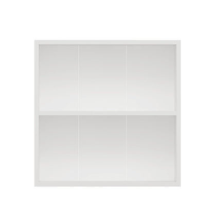 Βιβλιοθήκη Λευκό 60x60x20 εκ 506MNR1535