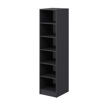 Ντουλάπα 45x190x52 εκ Ανθρακί 506MNR2126