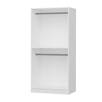 Ντουλάπα 90x210x52 εκ Λευκό 506MNR2151