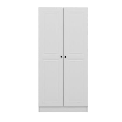 Ντουλάπα 90x210x52 εκ Λευκό 506MNR2151
