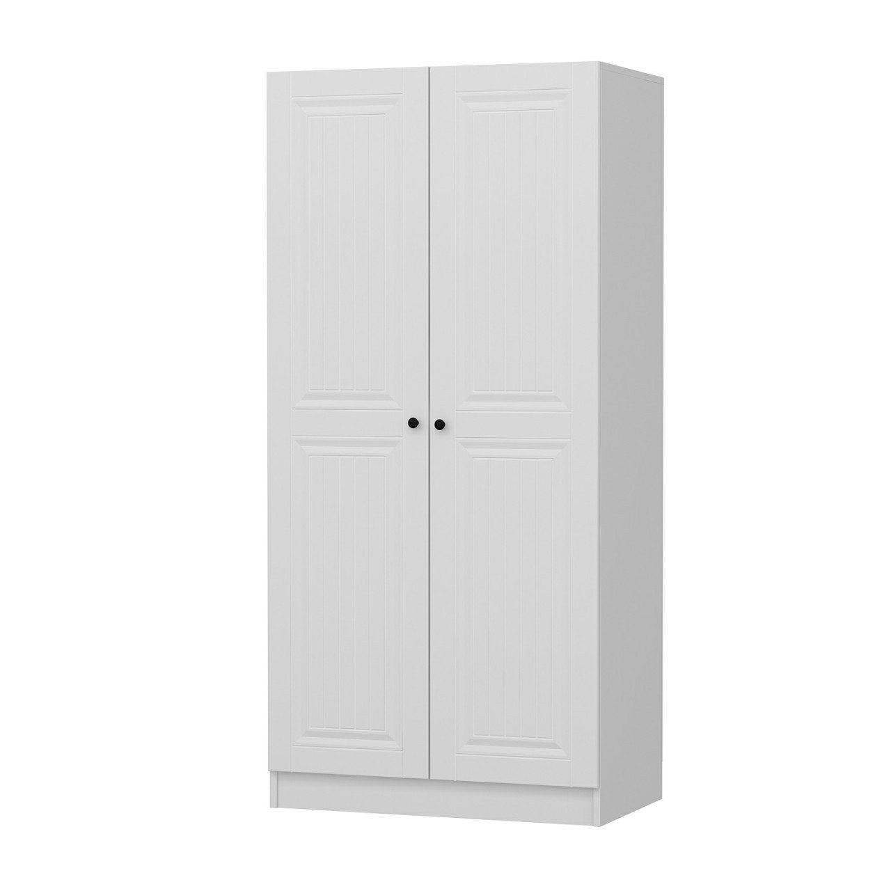 Ντουλάπα 90x210x52 εκ Λευκό 506MNR2151