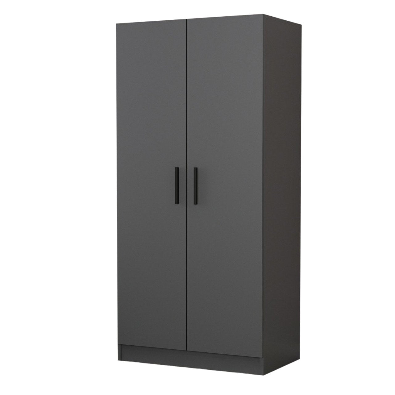 Ντουλάπα 90x190x52 εκ Ανθρακί 506MNR2158