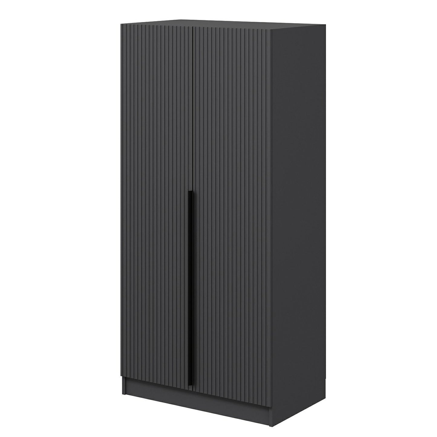 Ντουλάπα 90x210x52 εκ Ανθρακί 506MNR2178